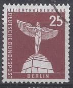 Filatelia Selo Berlin Monumentos 1956 Carimbado Selos Postais
