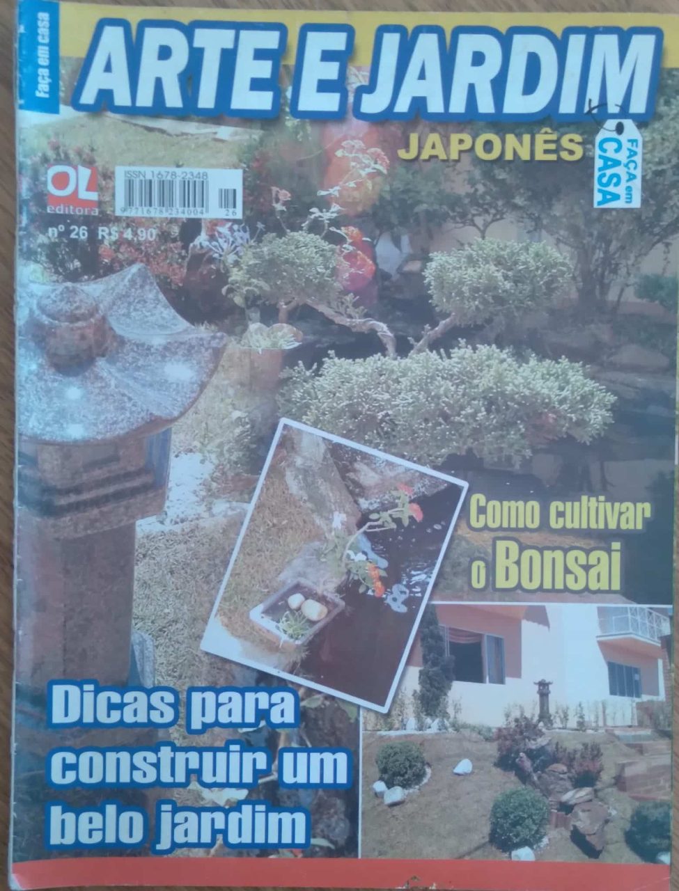 | Casa do Colecionador G27 revista Faça em casa Arte e jardim japonês 26. Editora O Levita.