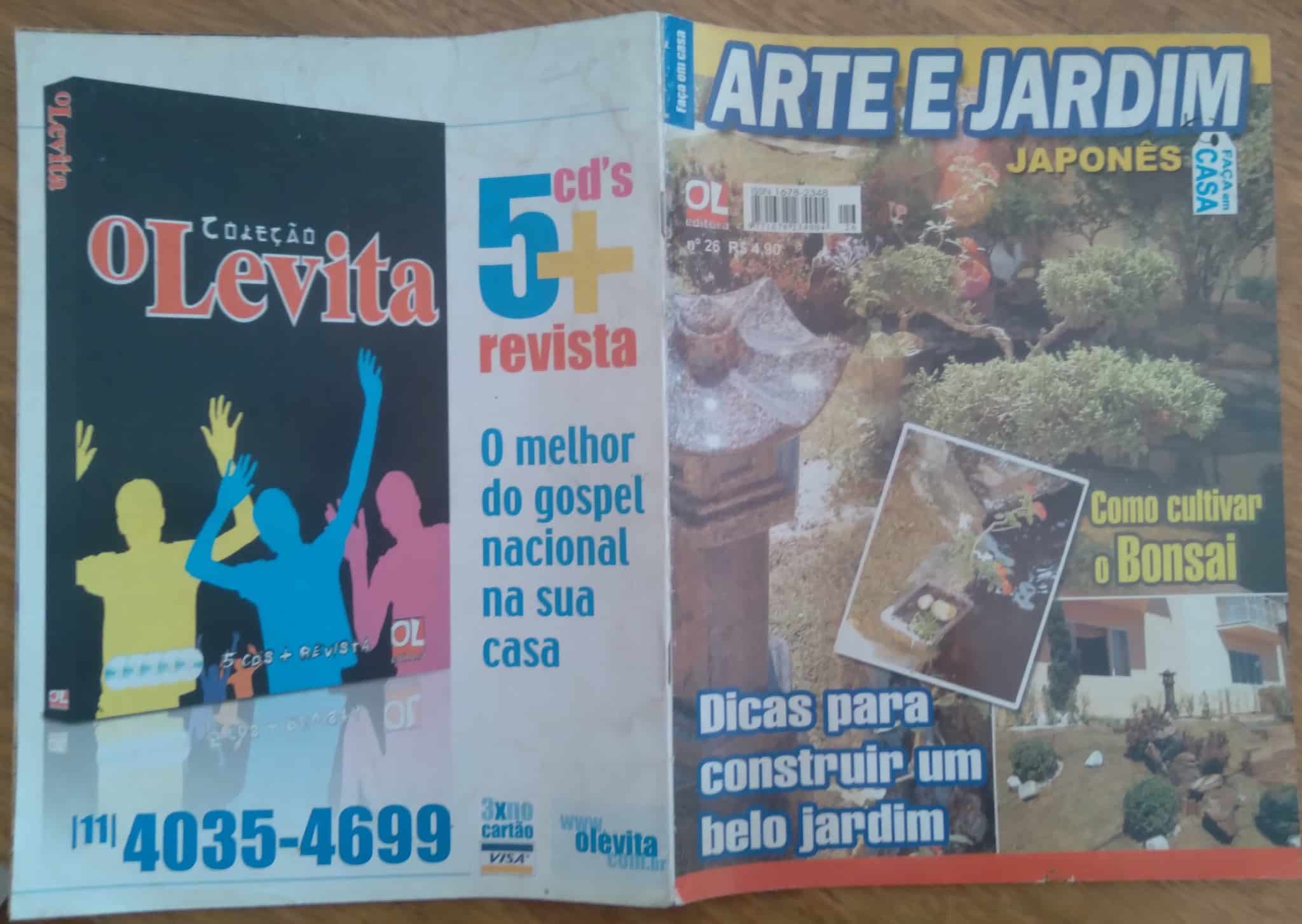 | Casa do Colecionador G27 revista Faça em casa Arte e jardim japonês 26. Editora O Levita.