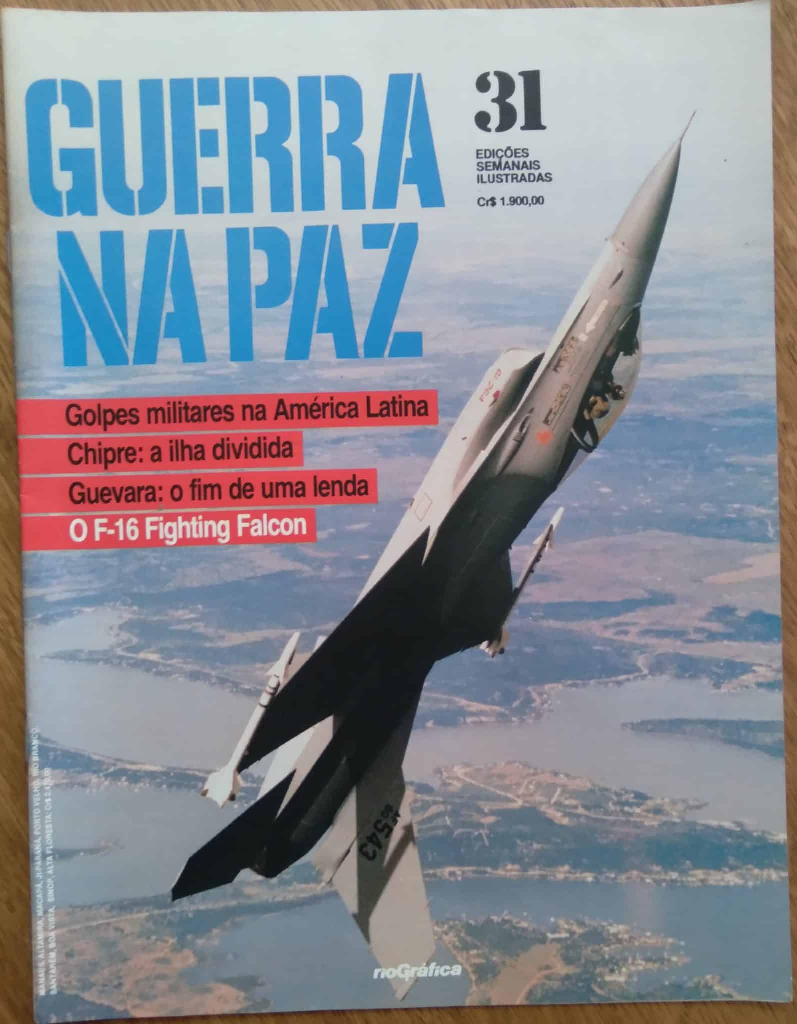 | Casa do Colecionador G29 Fascículo Guerra na Paz 31. Ed Rio Gráfica. América Latina Guevara.