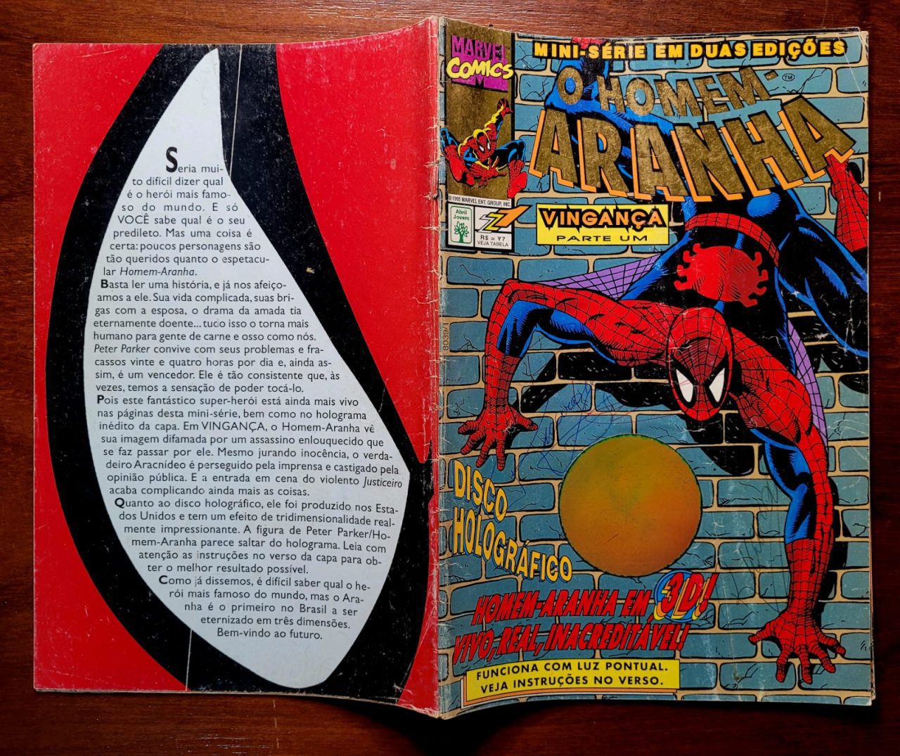 | Casa do Colecionador Homem-Aranha - Vingança N° 1 (Editora Abril) HQ/Gibi