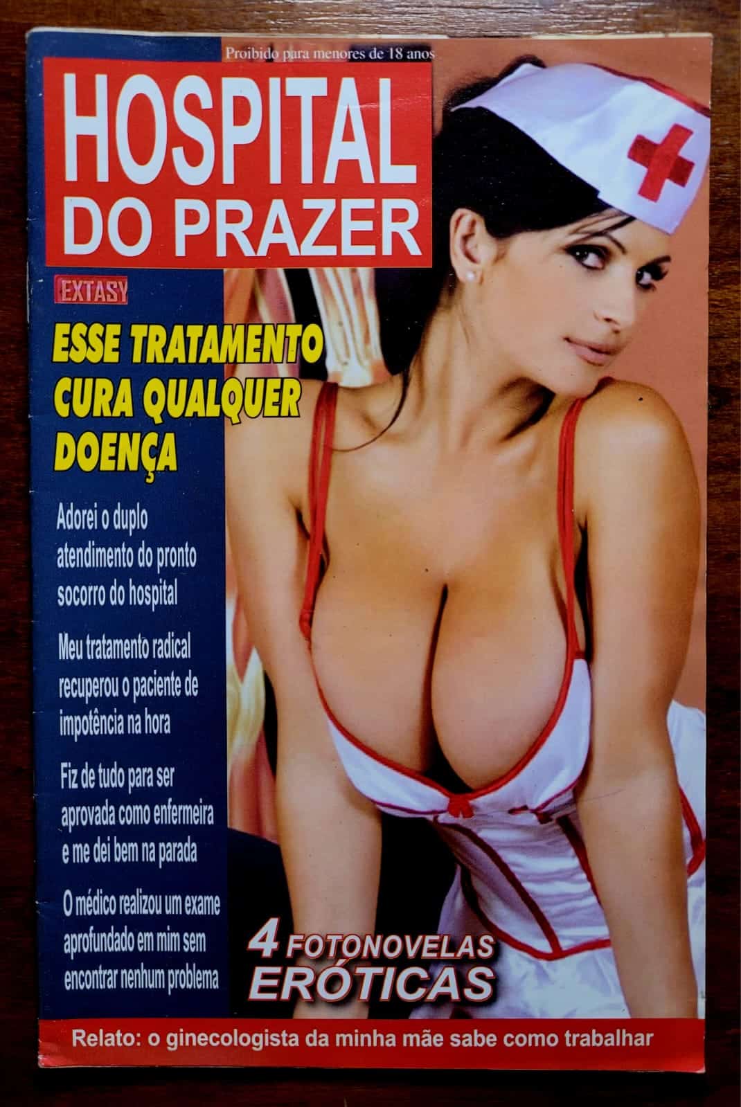 Hospital do Prazer Ano I Nº 02 (Editora Extasy) Fotonovela Erótica