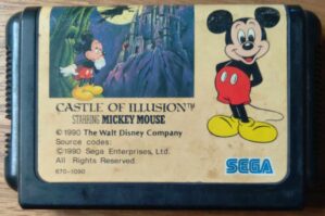 Jogo mega drive Castle of Illusion Mickey mouse. Japonês original.