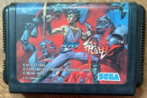 Jogo mega drive Strider Hiryu. Japonês original 1990.