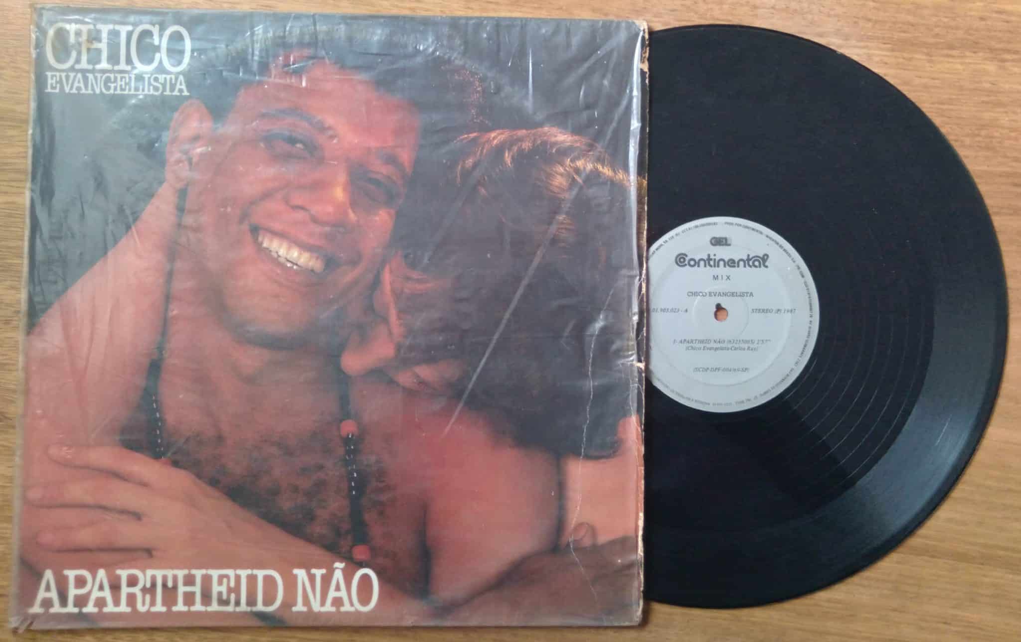 Lp vinil Chico Evangelista Apartheud não. Godwana.