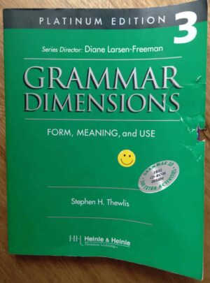 Q26 livro em inglês Grammar domensions Platinum edition 3 e cd.