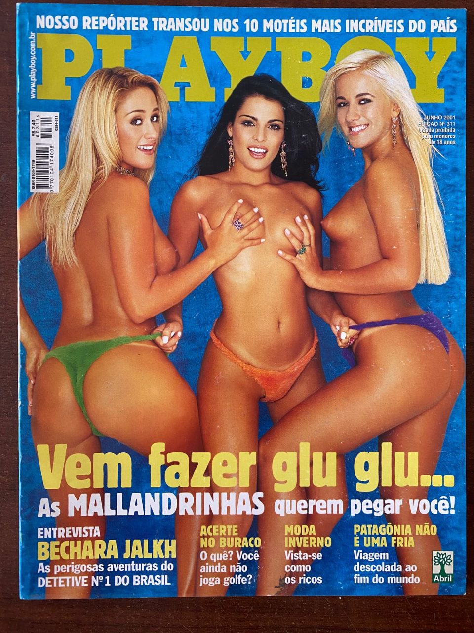 | Casa do Colecionador Revista Playboy N 311 - As Malandrinhas - Junho 2001