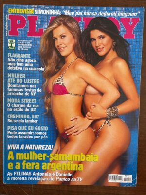 Revista Playboy N 340 - Antonela e Danielle - Novembro 2003.