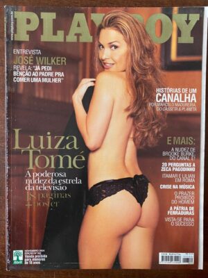 Revista Playboy N 352 - Luiza Tomé - Novembro 2004