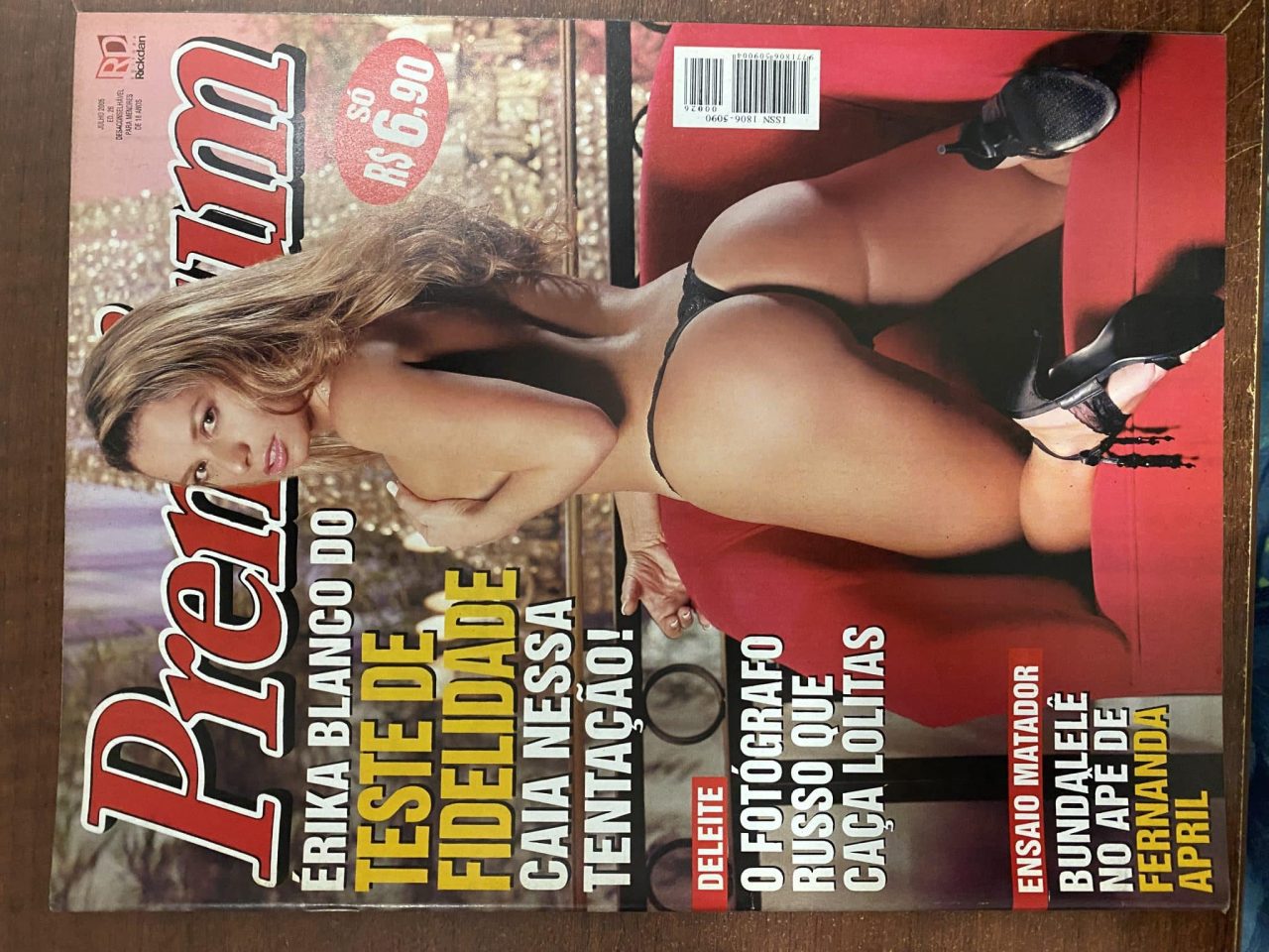 | Casa do Colecionador Revista Sexy Premium N 26 - Érika Blanco - Julho 2005