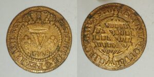 V réis cobre 1768