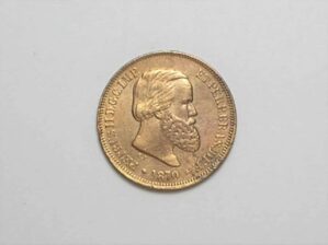 10 Réis - 1870 / Imperio Bronze / Soberba - Raro nessse estado