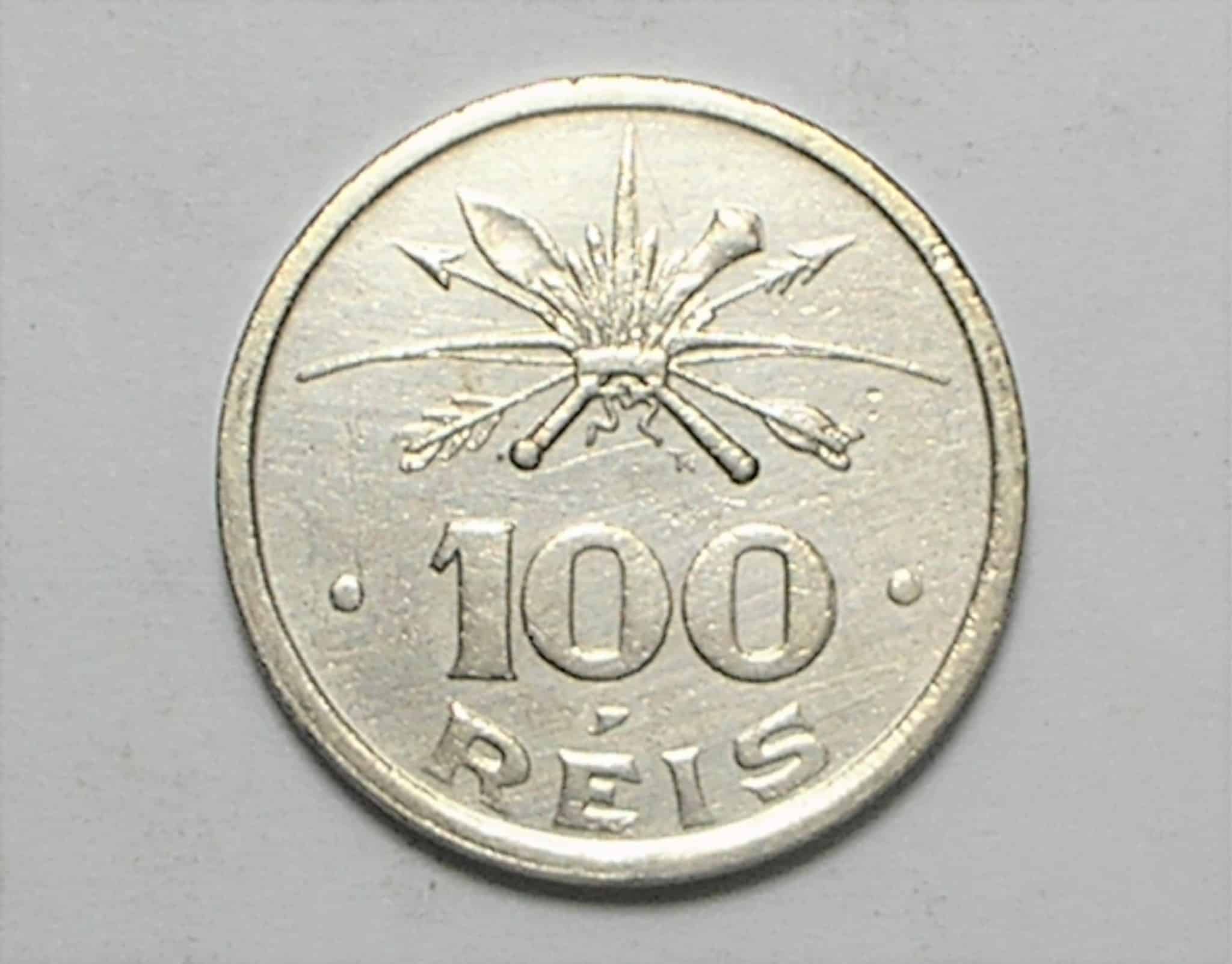 | Casa do Colecionador 100 Réis - 1932 / Vicentina - Indio - colonização do Brasil / Sob