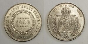 1000 réis prata 1858