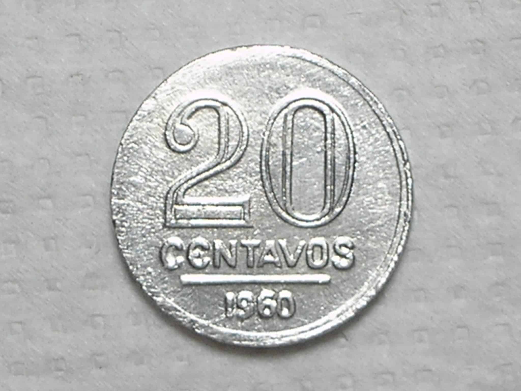 20 Centavos - 1960 / Data rara - Soberba / m420.1