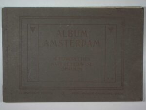 = Belíssimo álbum com 18 fotos de paisagens de Amsterdan dos anos 1900, muito conservado