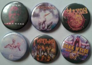Botom broche de bandas 3,5 cm a escolher.