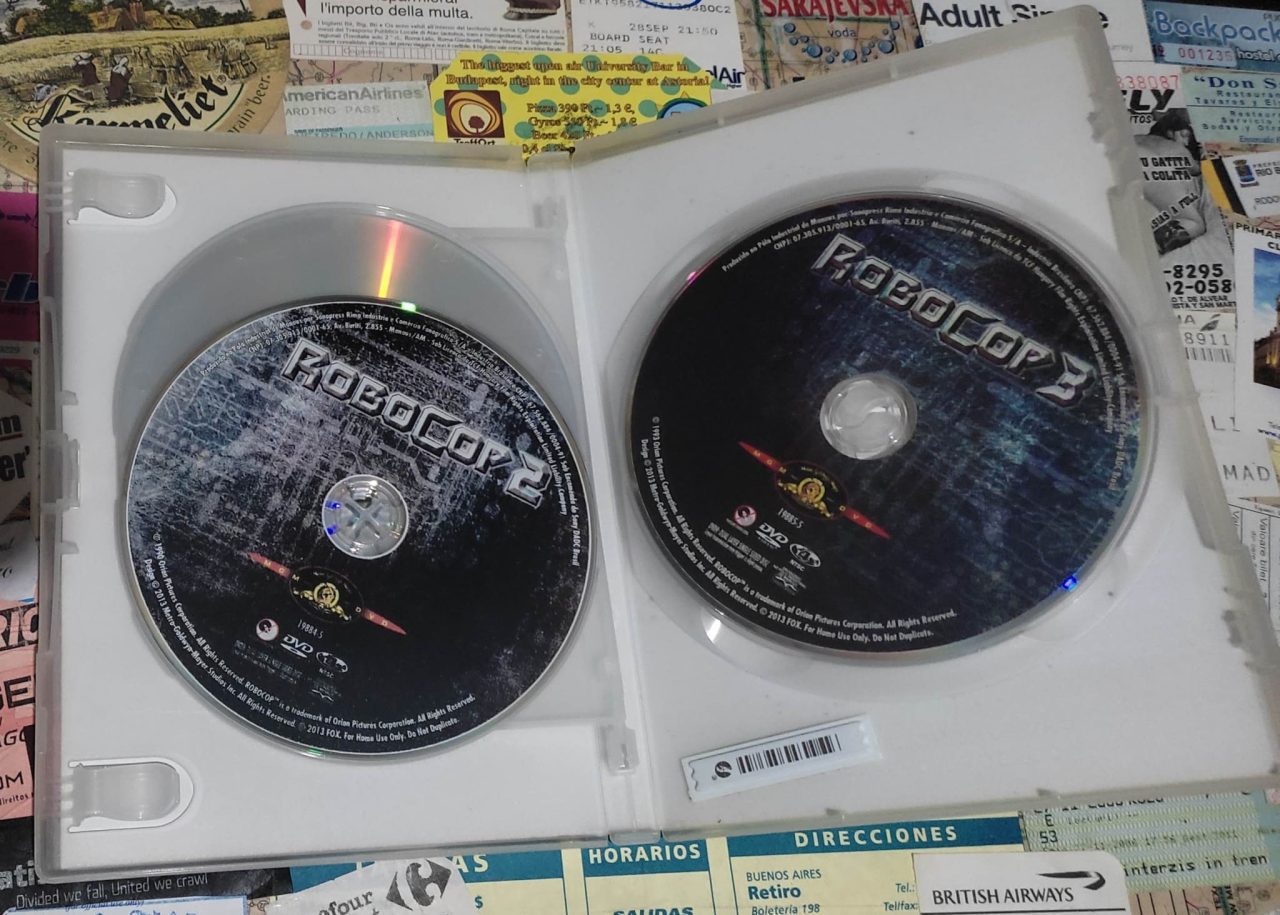 | Casa do Colecionador Box DVD Robocop - original - filmes 1, 2 e 3