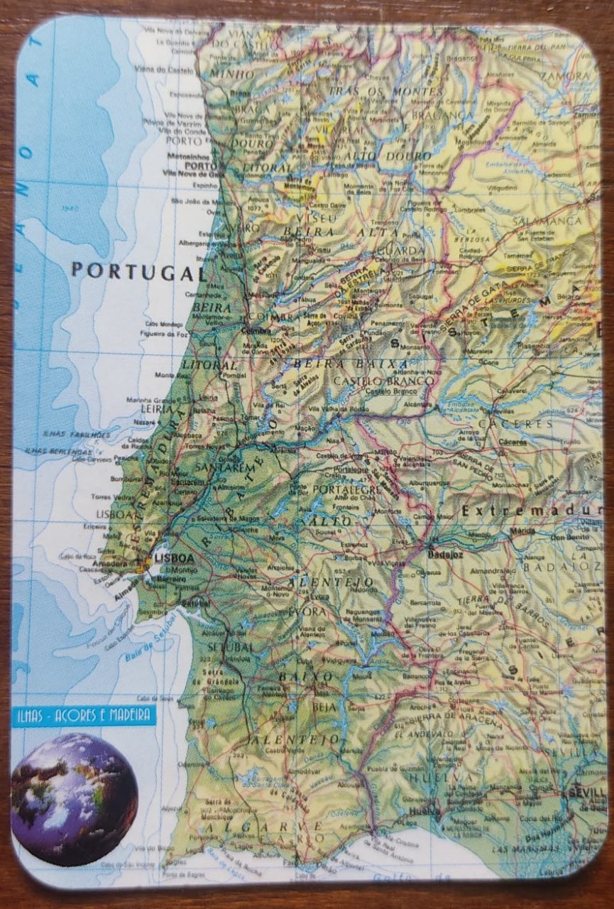 | Casa do Colecionador Calendário de Bolso (Tema Mapas) Ano 2002 - Calendário Estrangeiro - Portugal