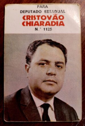 Calendário de Bolso (Tema Política) Cristovão Chiaradia - Deputado Estadual - Ano 1974