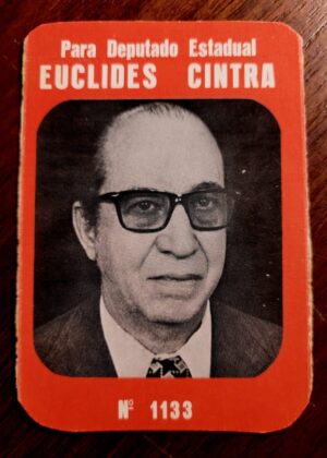 Calendário de Bolso (Tema Política) Euclides Cintra - Deputado Estadual -Ano 1978/79