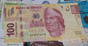 Cédula FE estrangeira México 100 pesos - índio