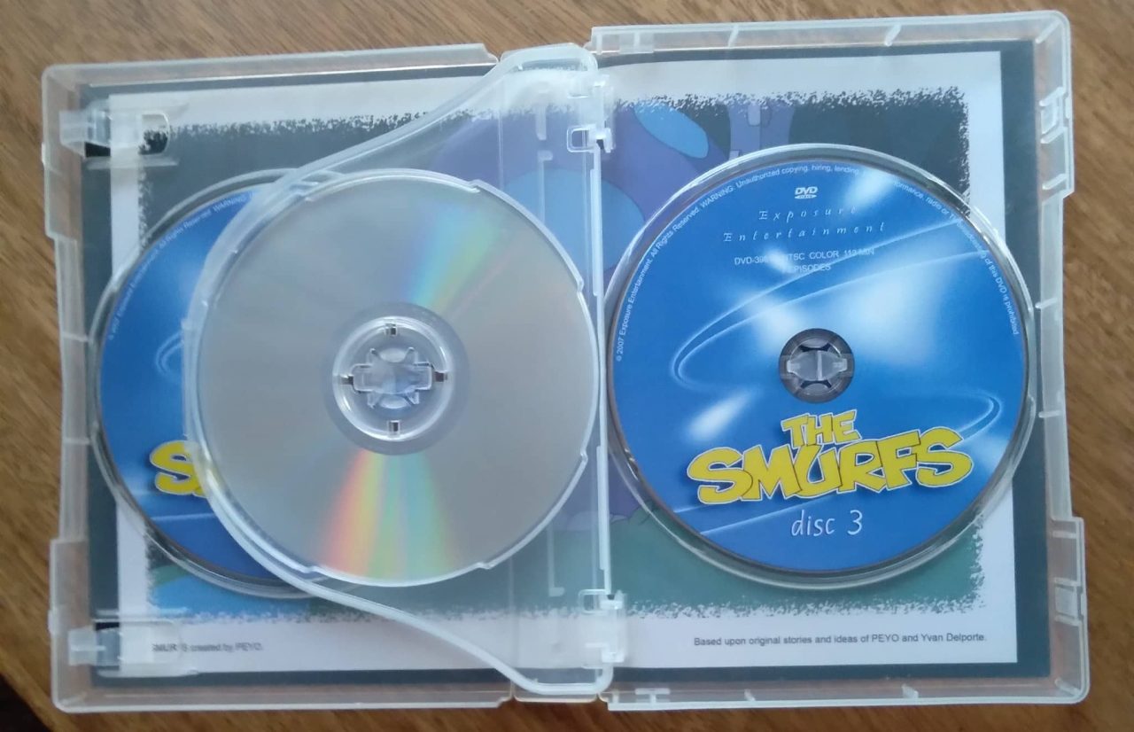 | Casa do Colecionador Dvd com 3 discs The Smurfs original cartoon séries Box set 1.