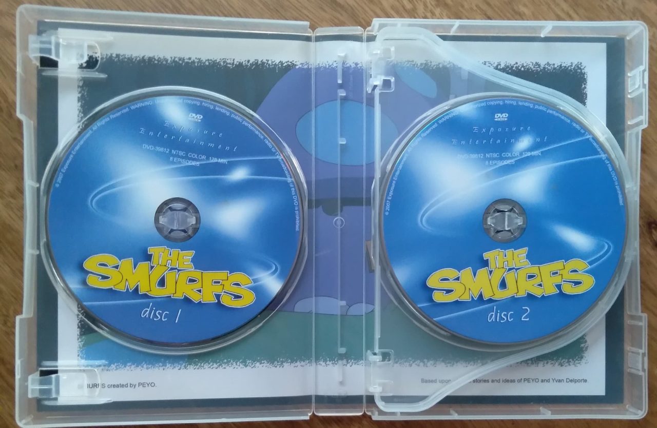 | Casa do Colecionador Dvd com 3 discs The Smurfs original cartoon séries Box set 1.
