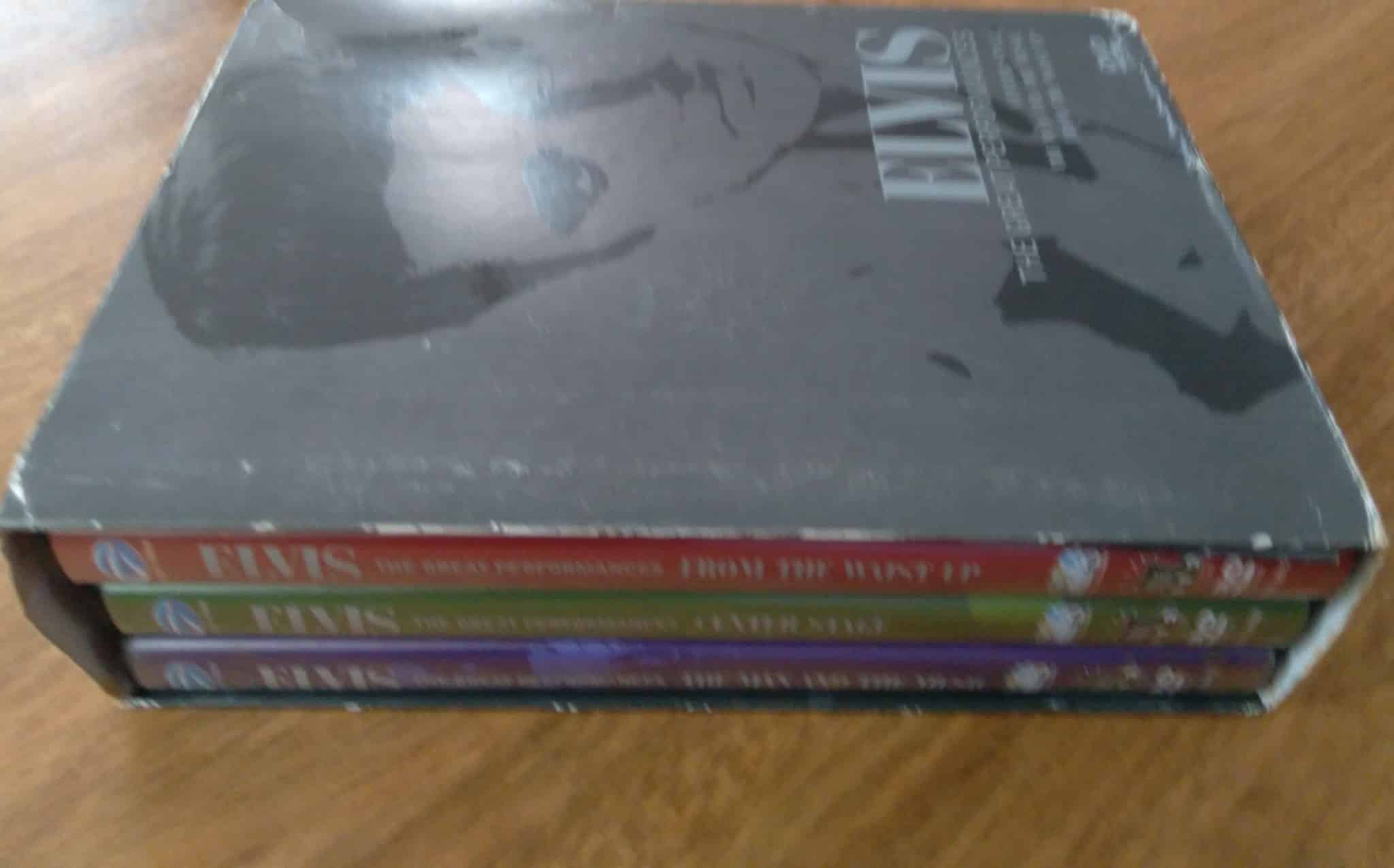 | Casa do Colecionador Dvd Elvis the great performances caixa com os 3 dvds.