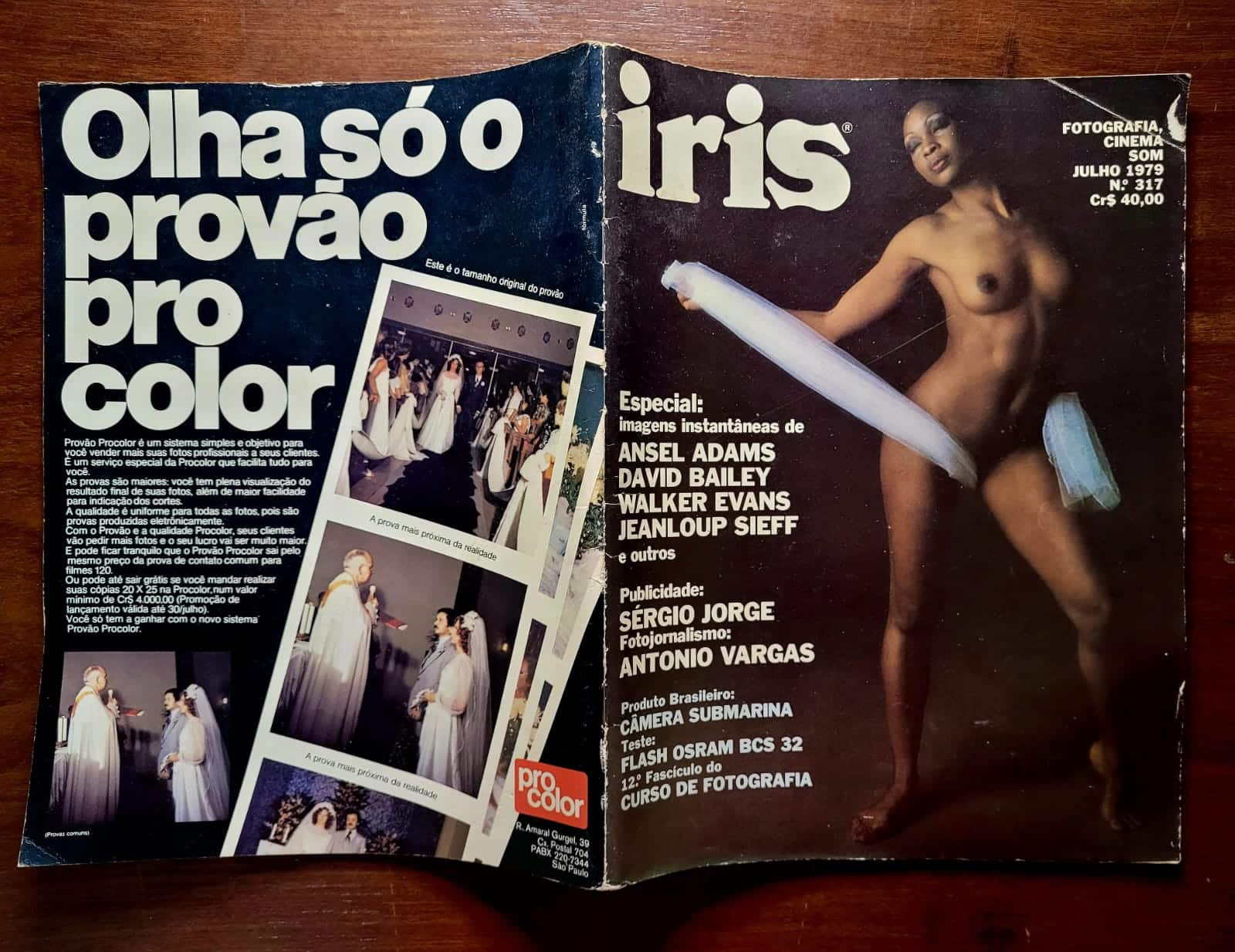 | Casa do Colecionador Iris Nº 313 - Julho 1979 (Revista) Fotografia, Cinema e Som