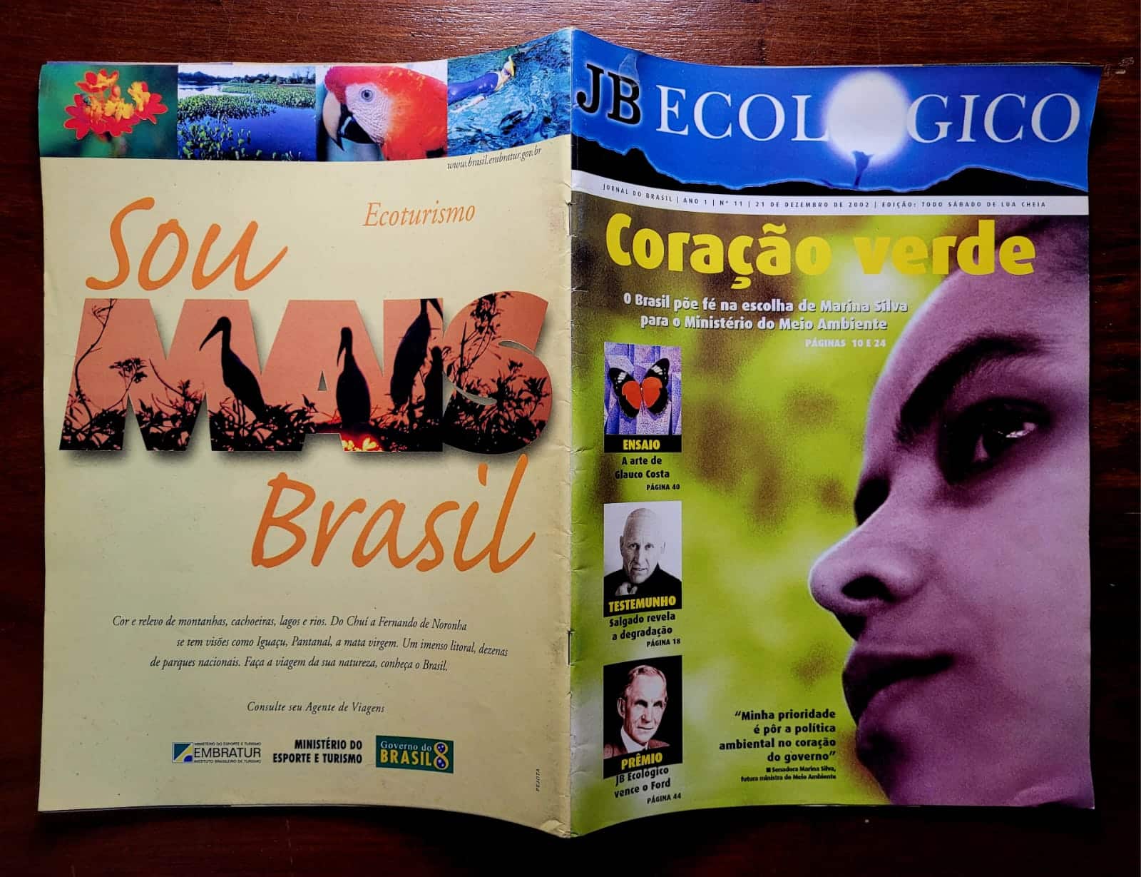 | Casa do Colecionador JB Ecológico - Ano 1 Nº 11 - Coração Verde - 21 de Dezembro 2002