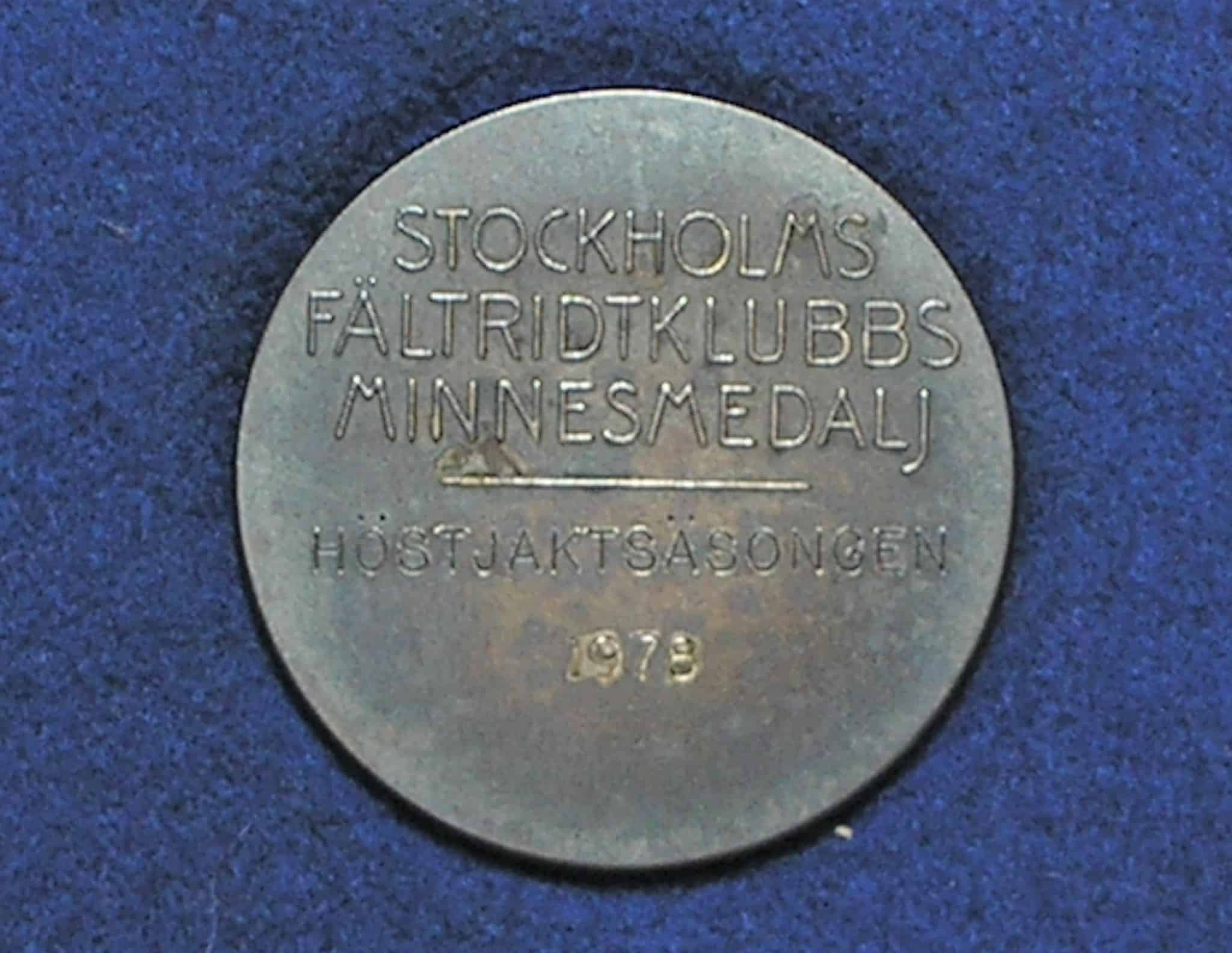 | Casa do Colecionador Medalha com estojo original Prins Carl Stockholm Rei da Suécia, redatada 1978, 33mm - 20 G. -Bronze / Soberba