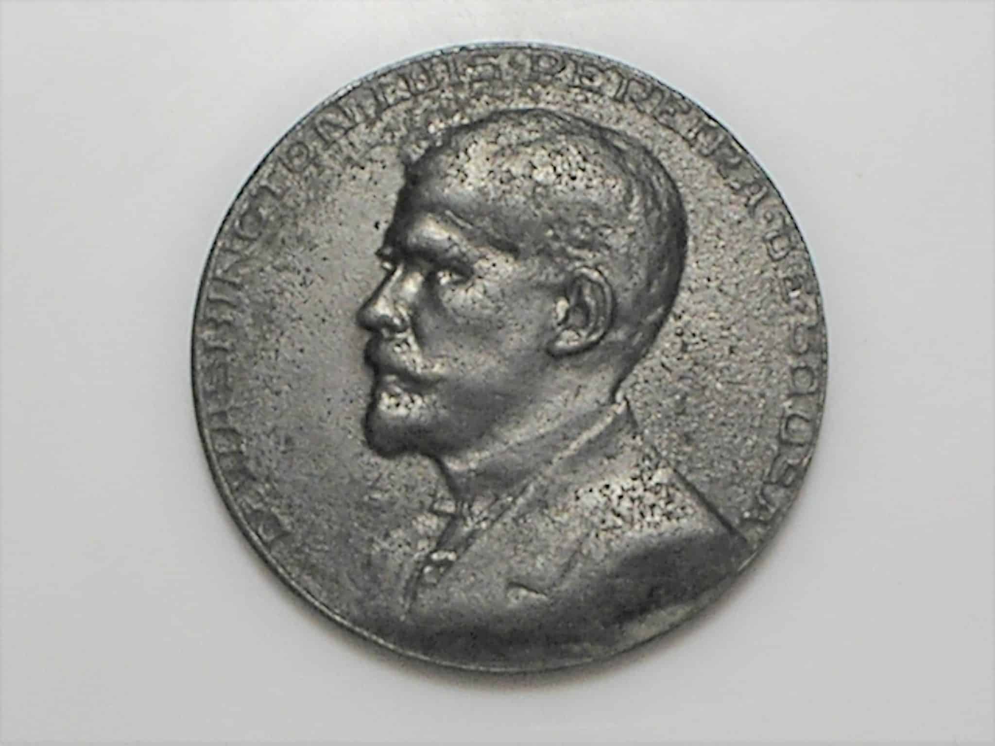 | Casa do Colecionador Medalha Pres. Washington Luiz Pres. do Brasil - 1926/1930, 30mm - 12 g. bronze / Sob