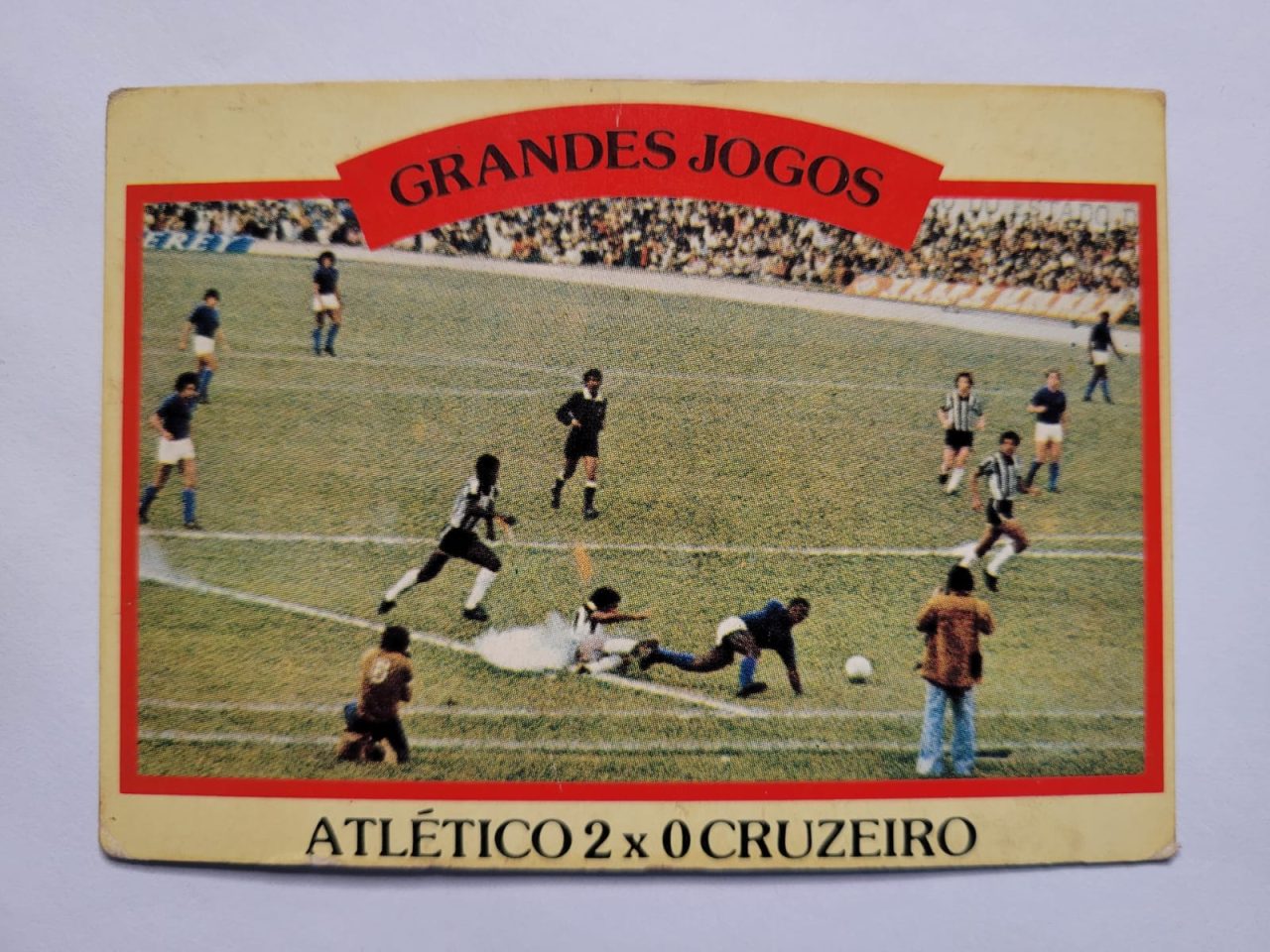 | Casa do Colecionador Ping Pong Futebol Cards - Grandes Jogos Nº 31-B (Atlético 2 X 0 Cruzeiro)