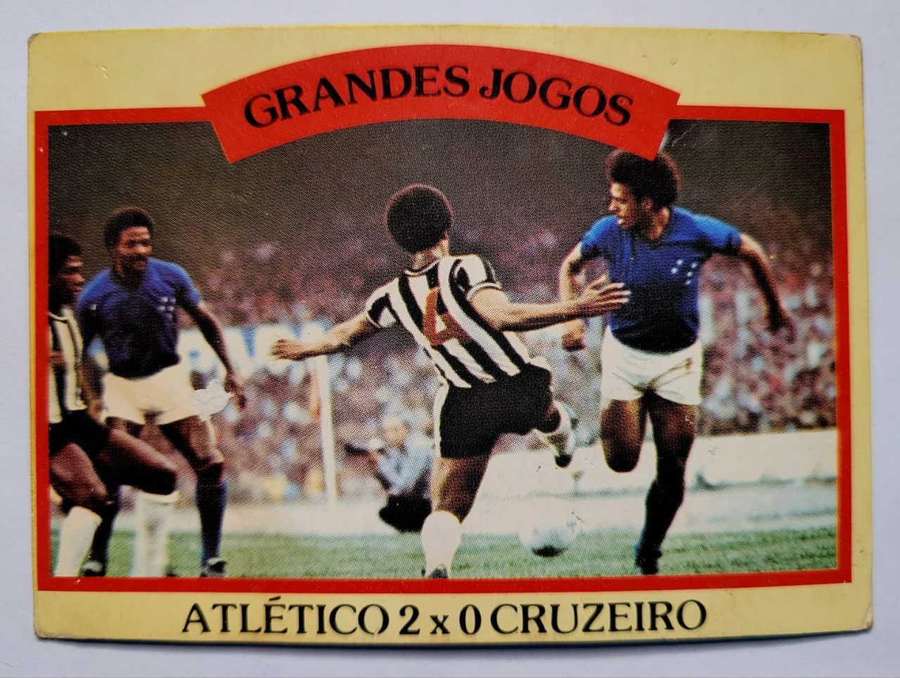| Casa do Colecionador Ping Pong Futebol Cards - Grandes Jogos Nº 32-A (Atlético 2 X 0 Cruzeiro)