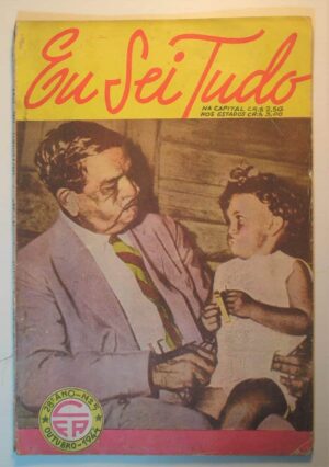 Revsita ” Eu Sei Tudo” , nº 28, Outubro de 1944. Varias assuntos da época e passado com diversas ilutrações com 99 páginas, muito bem conservado