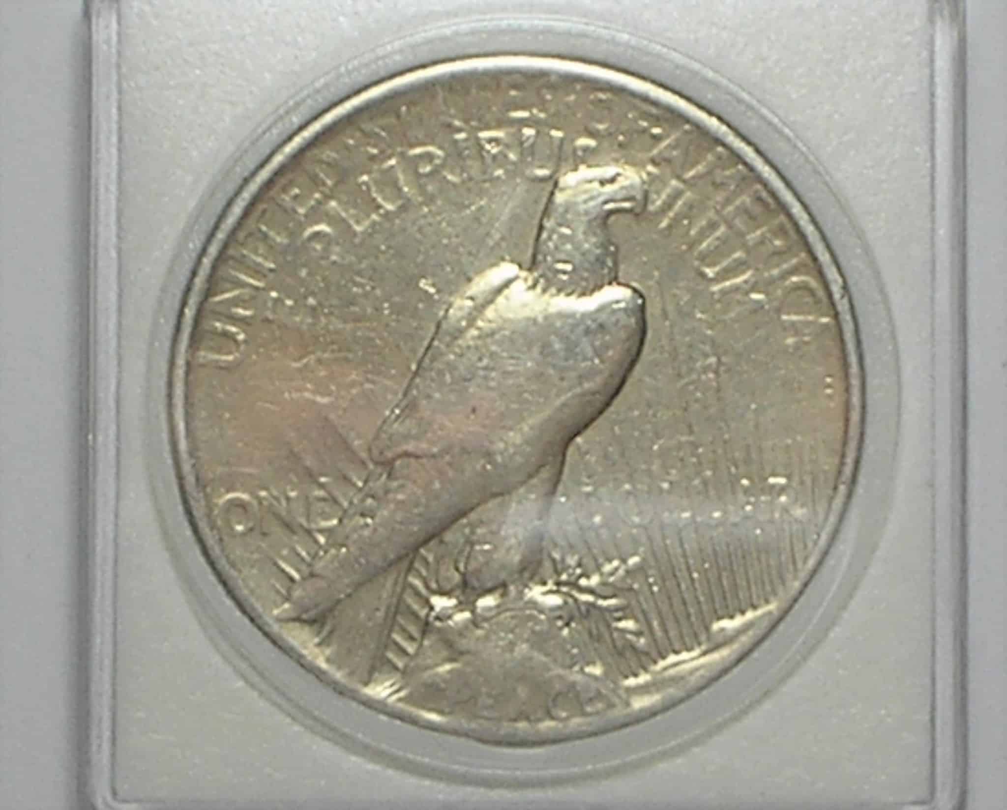 | Casa do Colecionador Usa - 1 One Dollar - 1921 (Peace Dollar) ... A mais rara da série (VF) / Exemplar com gráu de raridade