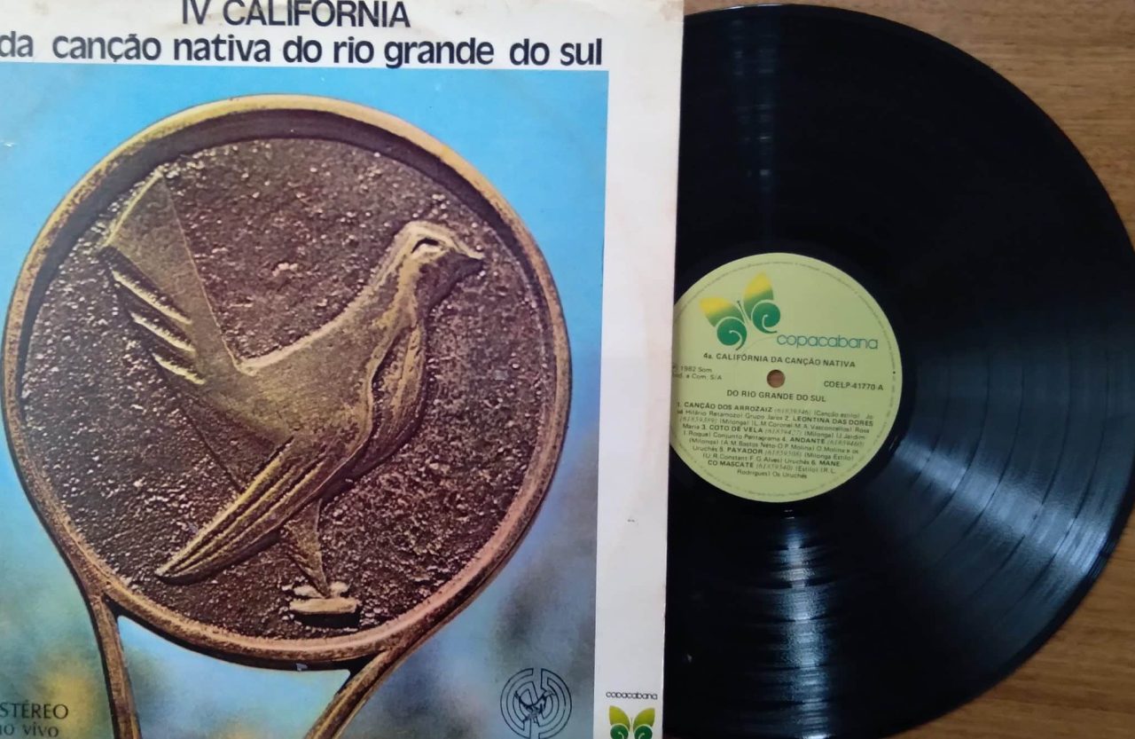 Vinil Lp 4 California Da Cancao Nativa Folclore Rs Grupo Jaros Rosa Maria Coto De Vela