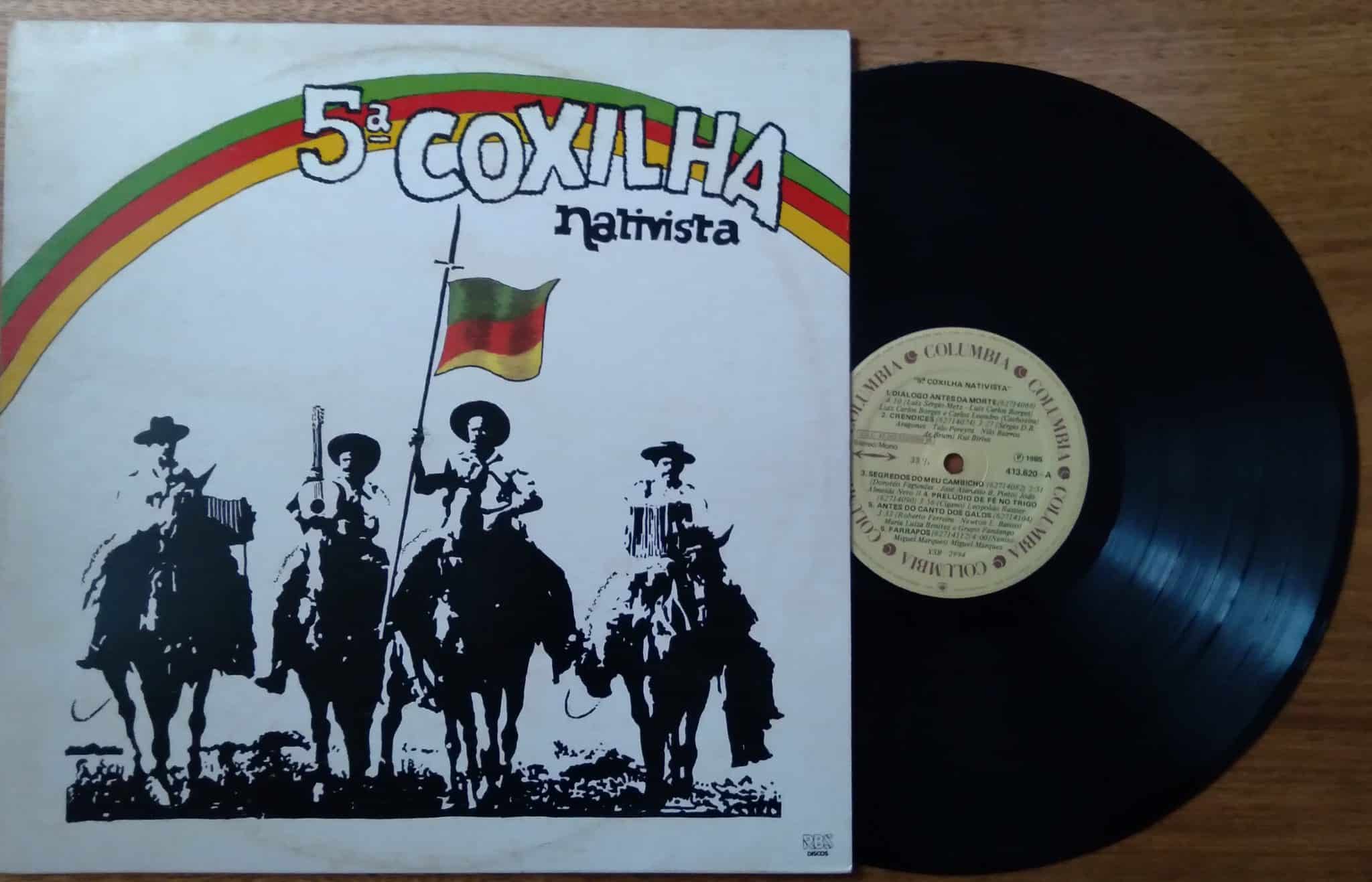 Vinil lp 5^ Coxilha Nativista. Diálogo antes da morte Farrapos.