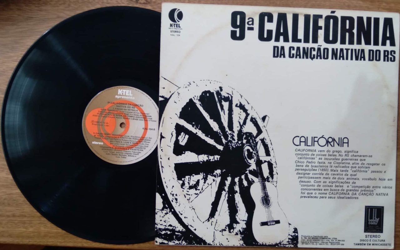 | Casa do Colecionador Vinil lp 9^ Califórnia da Canção Nativa. Folclore RS. Roda do tempo Galopada.