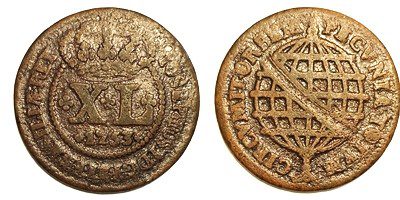 XL réis cobre 1753