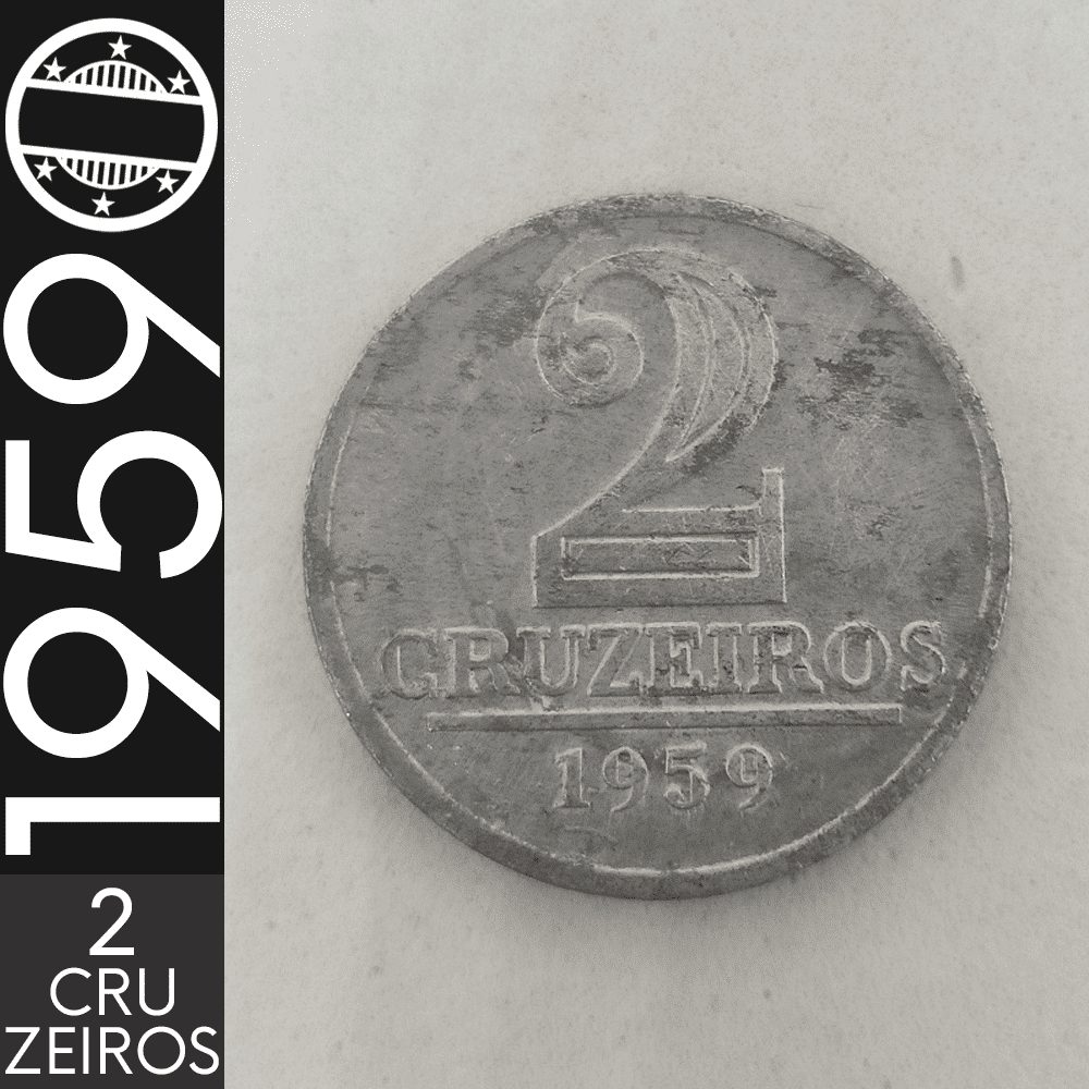 | Casa do Colecionador 2 Cruzeiros || 1959 || MBC – CDS-288
