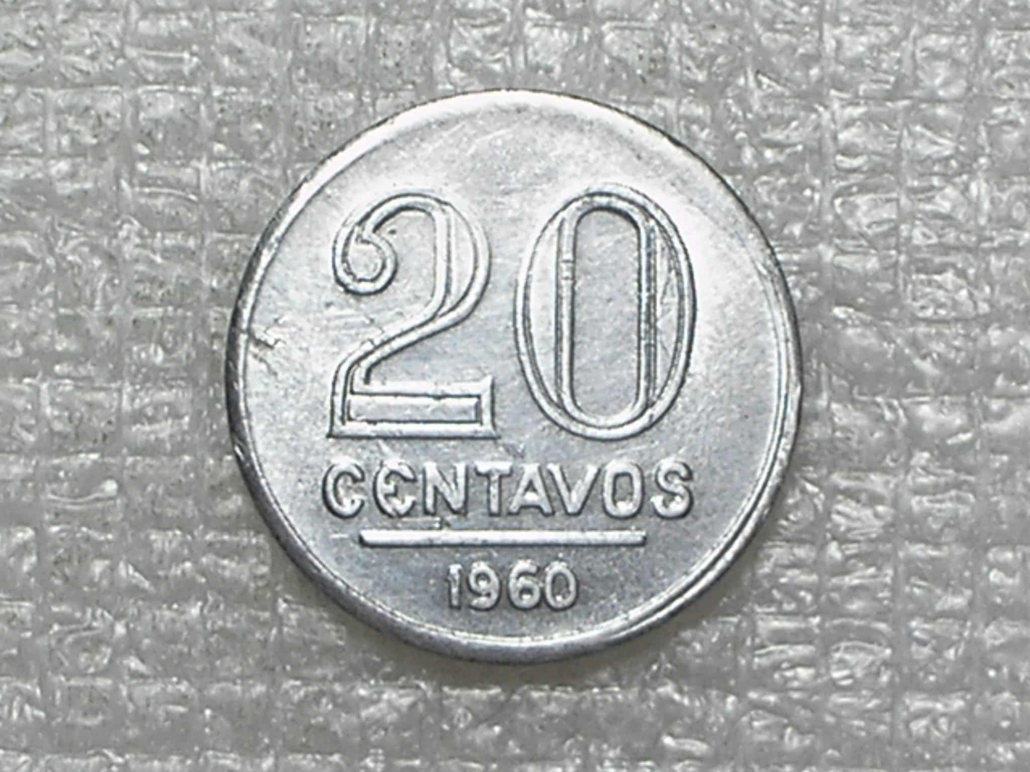 | Casa do Colecionador 20 Centavos - 1960 / Data escassa da coleção / Mbc-Sob