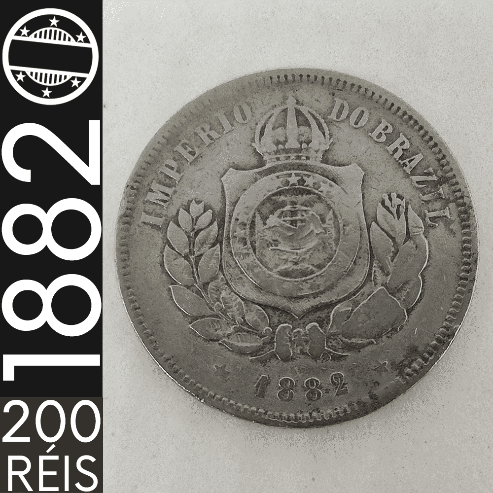 200 Réis || 1882 || Império || MBC – CDS-010