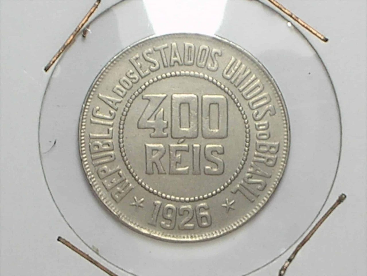 | Casa do Colecionador - 400 Réis - 1926 / Série busto da república / Soberba - Escassa - Raro aparecer tão bonita assim nessa data.... pra coleçao
