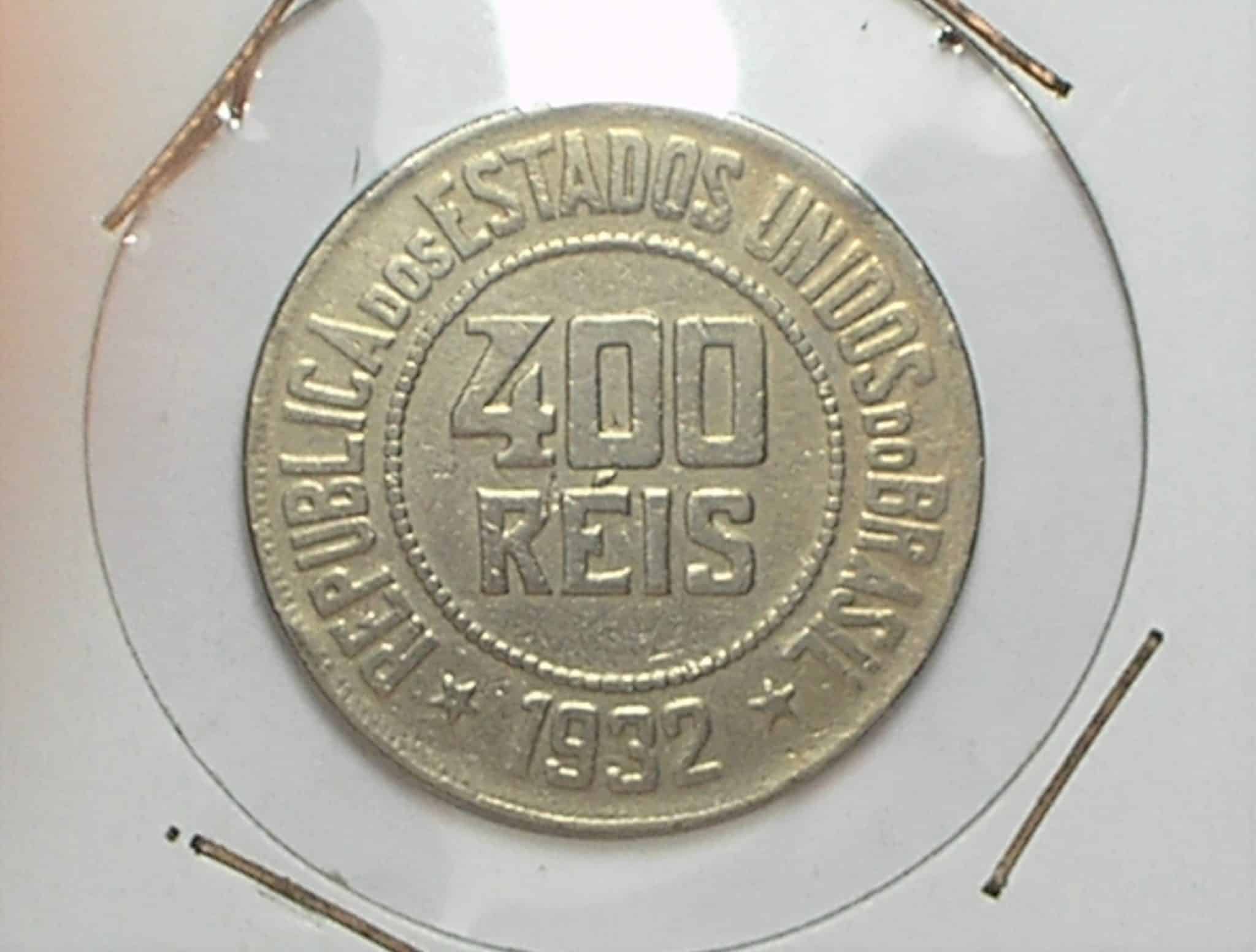 400 Réis - 1932 / Série busto da república / Mbc / Escassa - dificil aparecer bonita assim.... pra coleçao