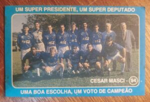 Calendário de Bolso (Tema Política) Cesar Masci - Deputado Estadual - Ano 1994