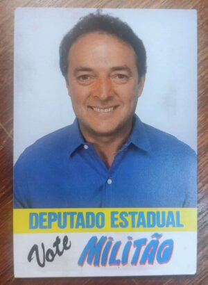 Calendário de Bolso (Tema Política) Militão (PSDB) Deputado Estadual - Ano 1990