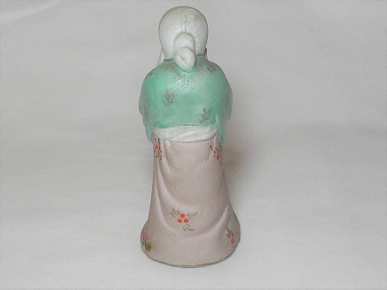 | Casa do Colecionador Escultura em porcelana policromada fosca e brilhante - Chines mestre Pensador
