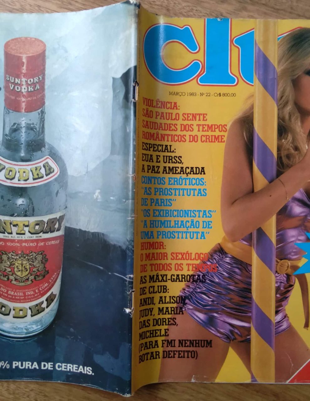 | Casa do Colecionador IRM29G revista Club 22. Violência EUA e URSS club sandwich.